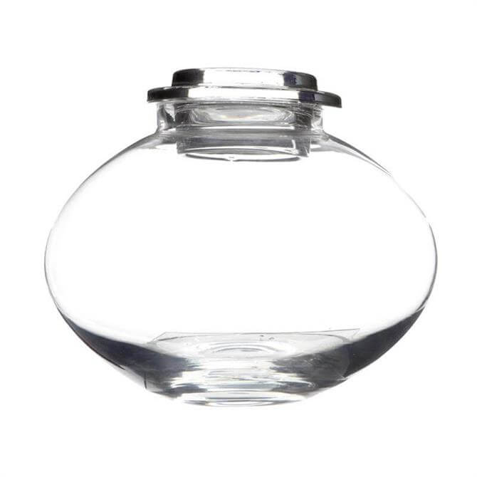 Casa Ina Clear Glass Candleholder